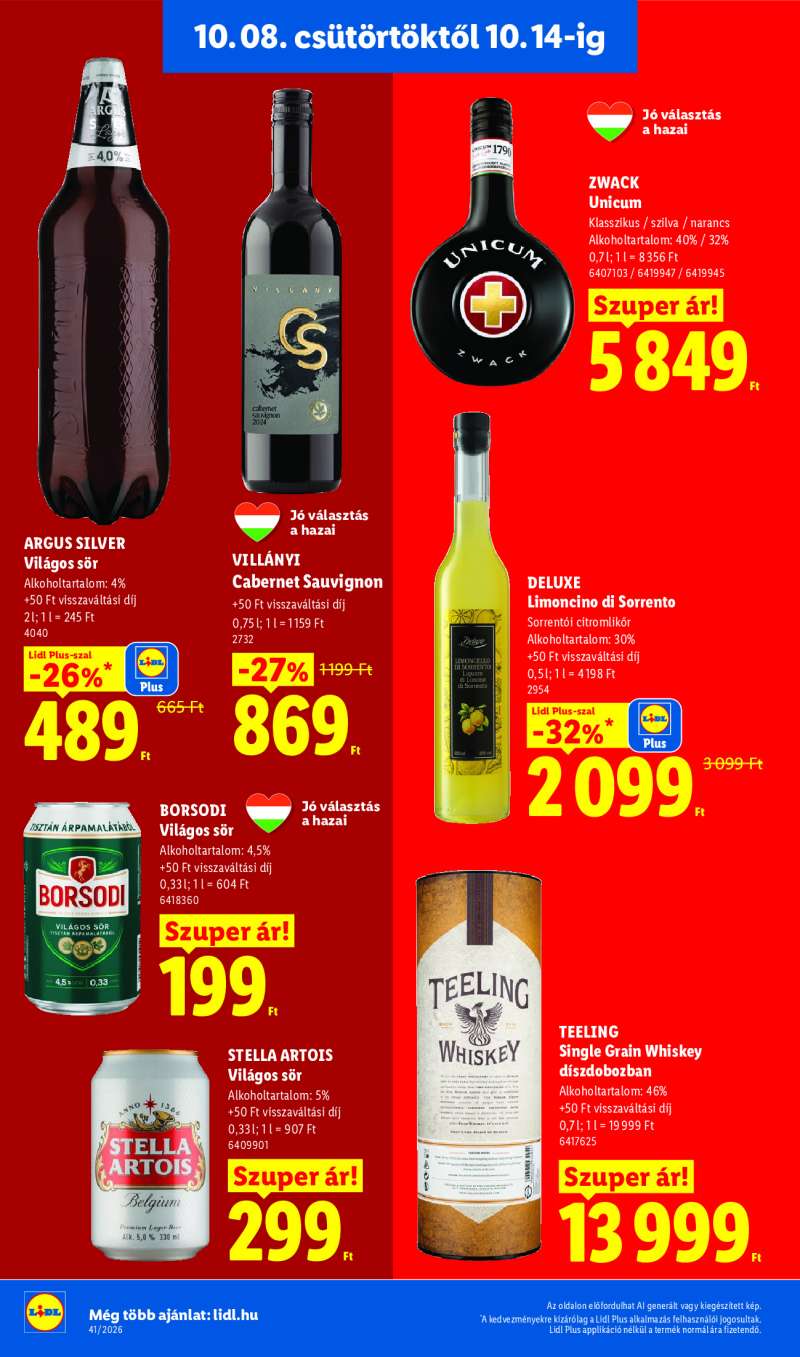 Lidl Érvényes 10.08-tól 14 oldal