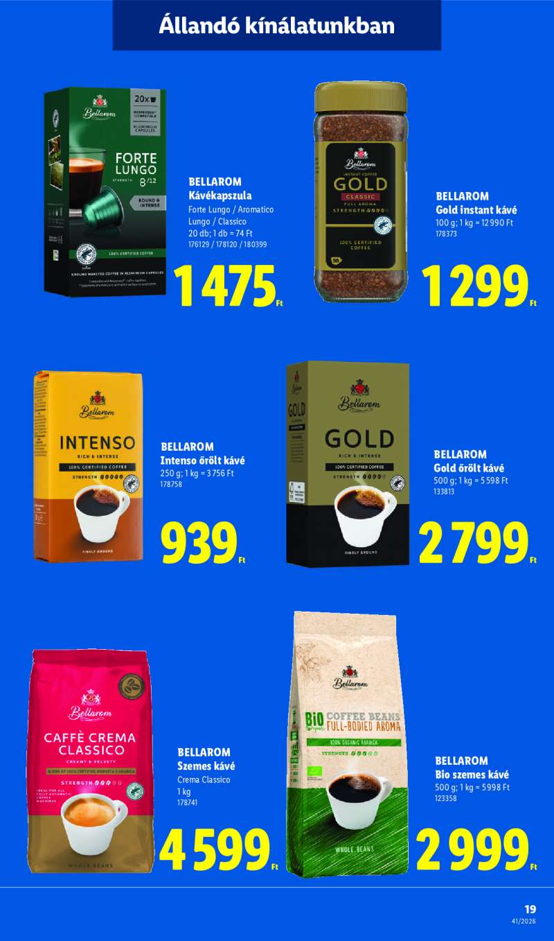 Lidl Érvényes 10.08-tól 19 oldal