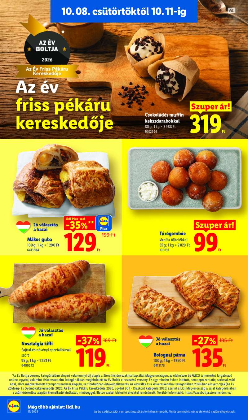 Lidl Érvényes 10.08-tól 2 oldal