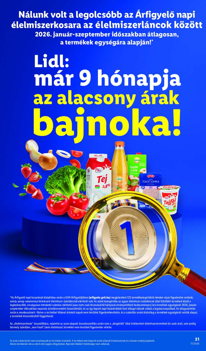 Lidl Érvényes 10.08-tól 21 oldal