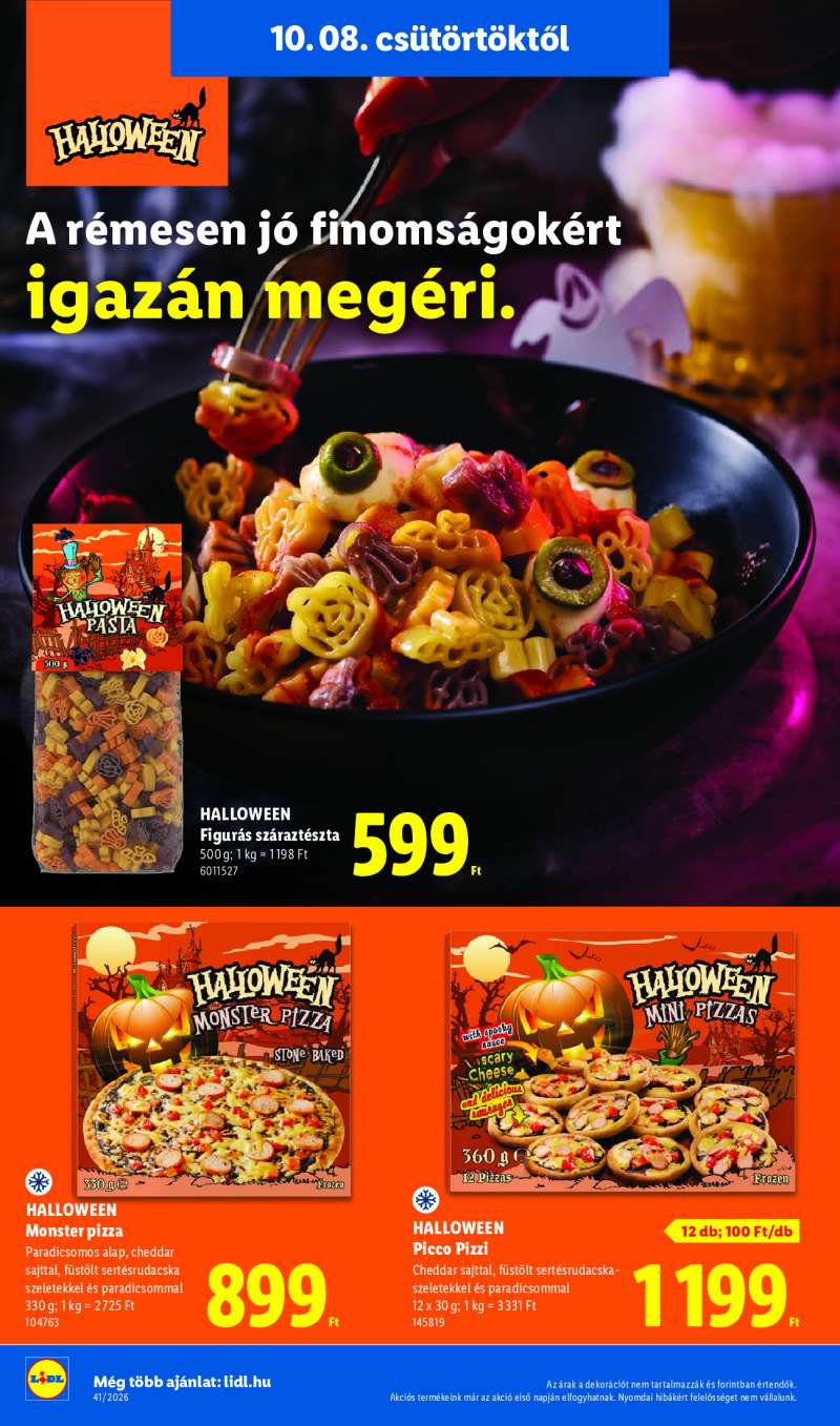 Lidl Érvényes 10.08-tól 22 oldal