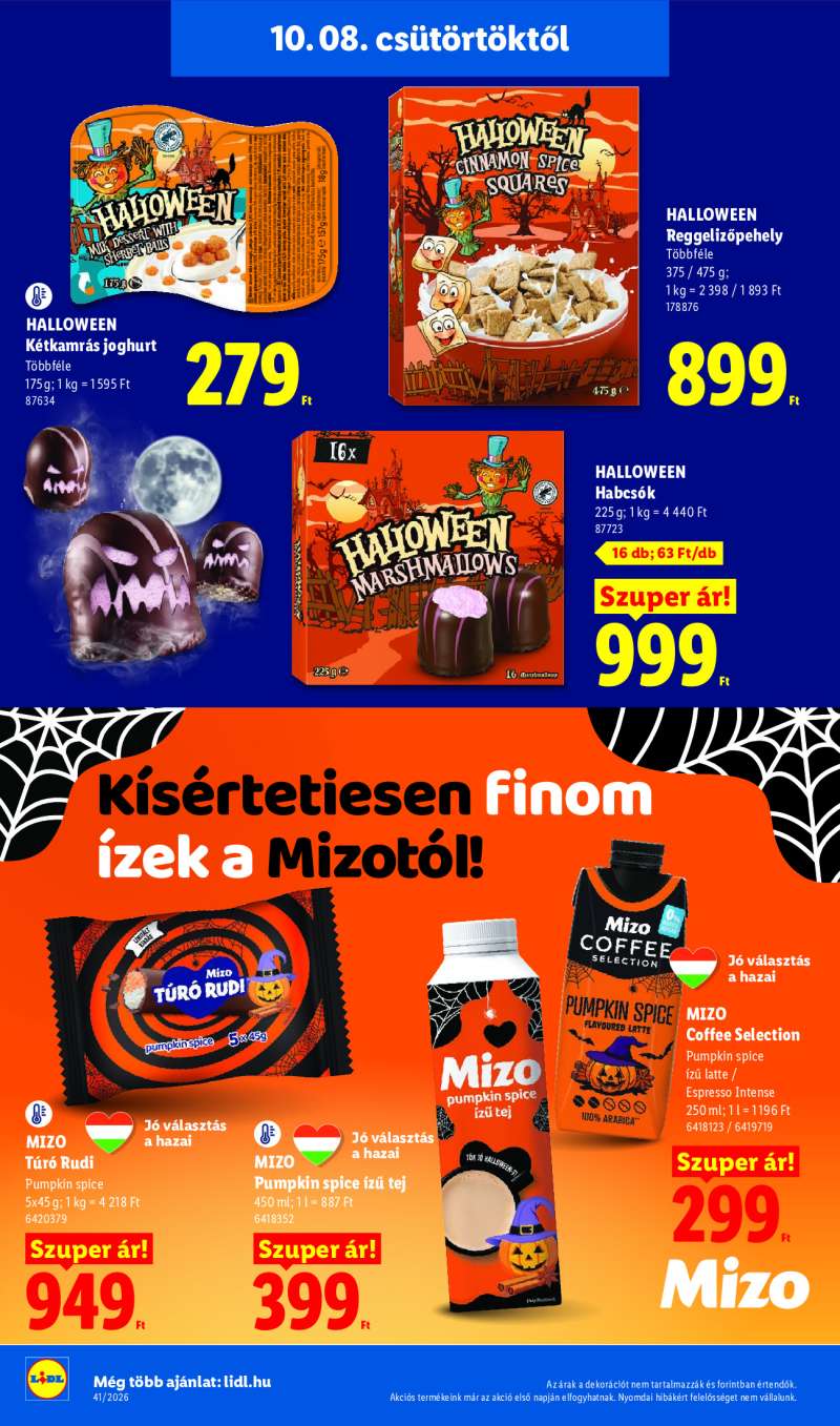 Lidl Érvényes 10.08-tól 24 oldal