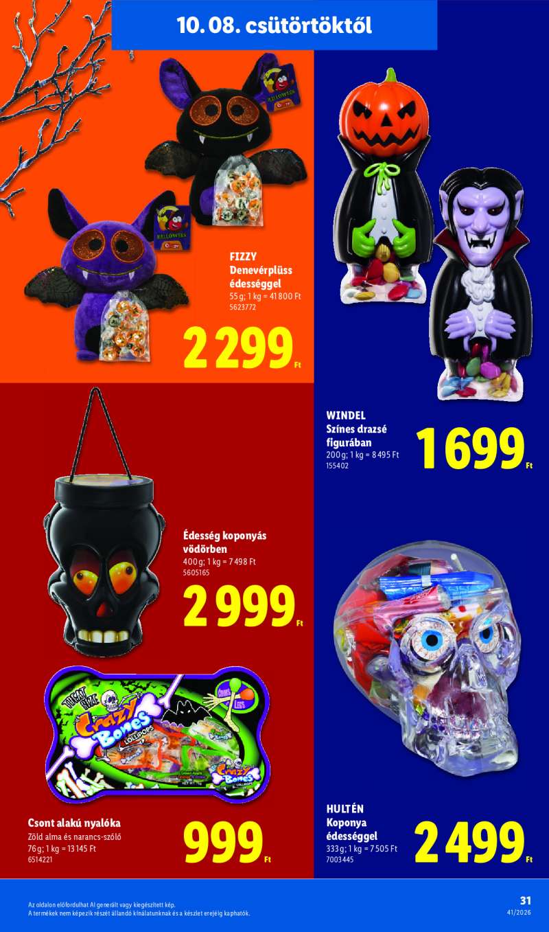 Lidl Érvényes 10.08-tól 31 oldal