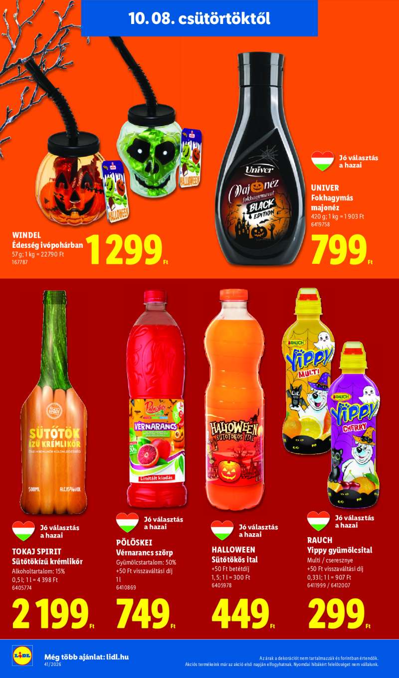 Lidl Érvényes 10.08-tól 32 oldal