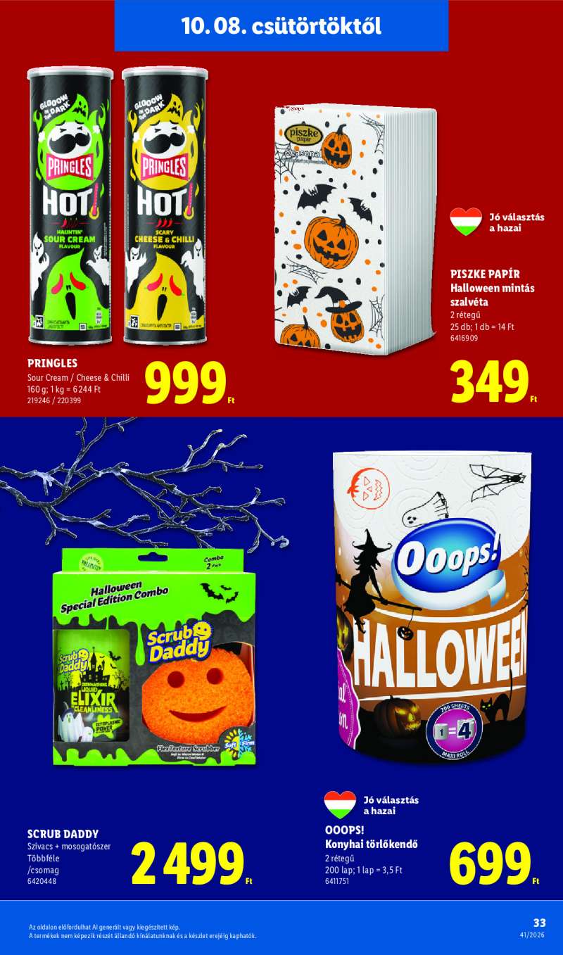 Lidl Érvényes 10.08-tól 33 oldal