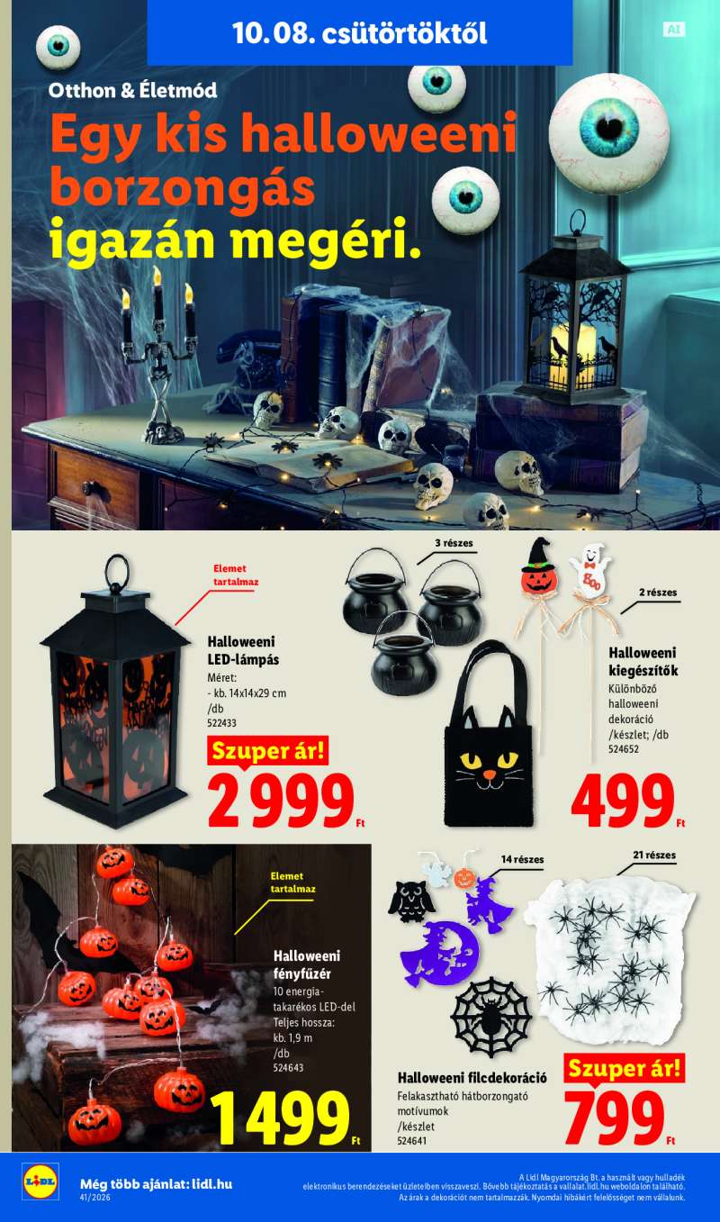 Lidl Érvényes 10.08-tól 36 oldal