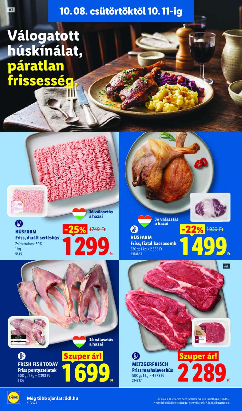Lidl Érvényes 10.08-tól 4 oldal