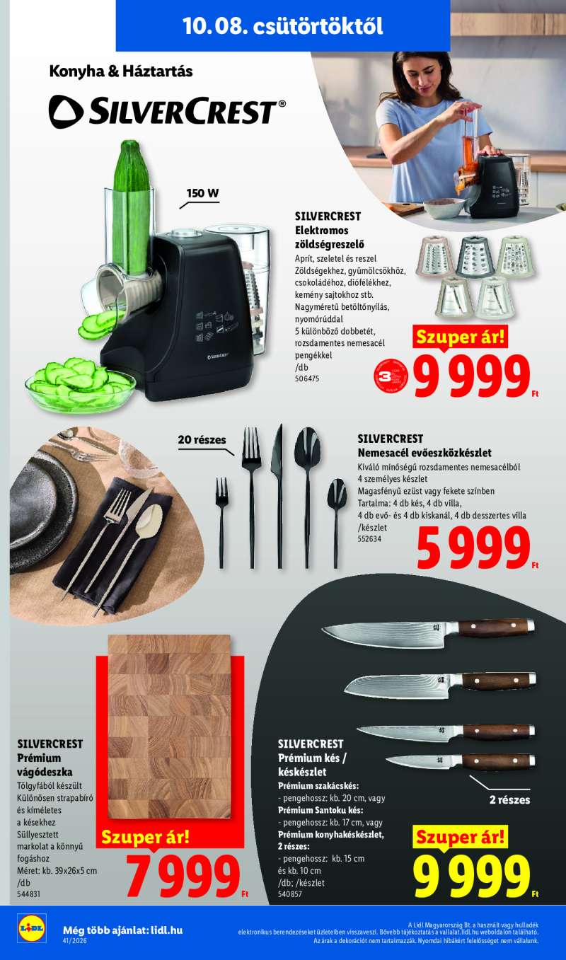 Lidl Érvényes 10.08-tól 46 oldal