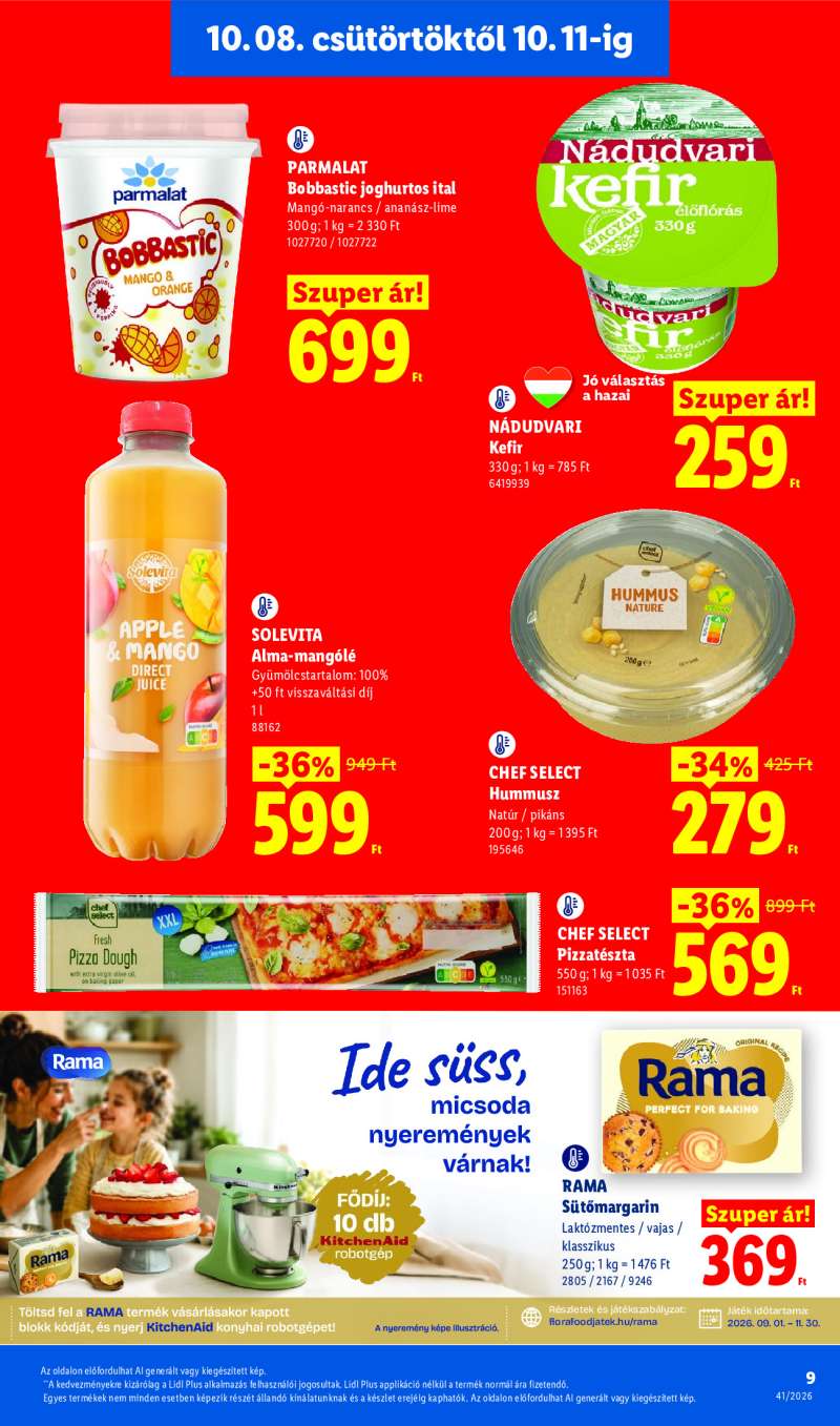 Lidl Érvényes 10.08-tól 9 oldal