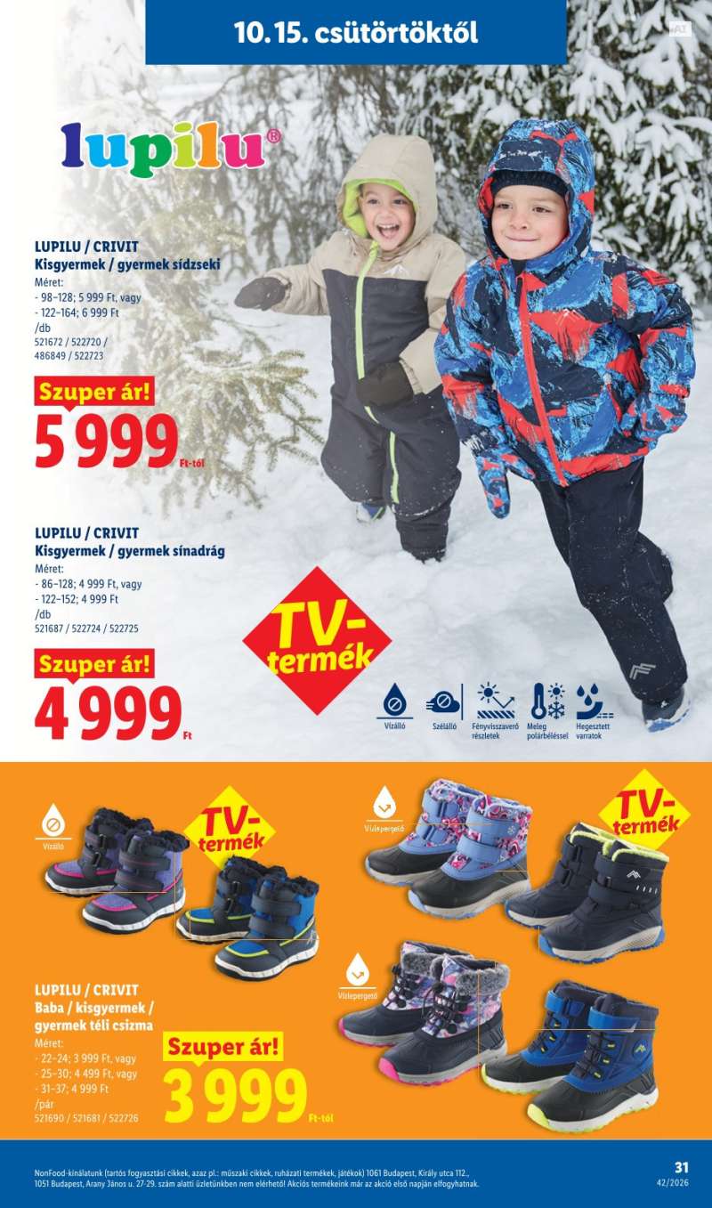 Lidl Akciós Újság 31 oldal