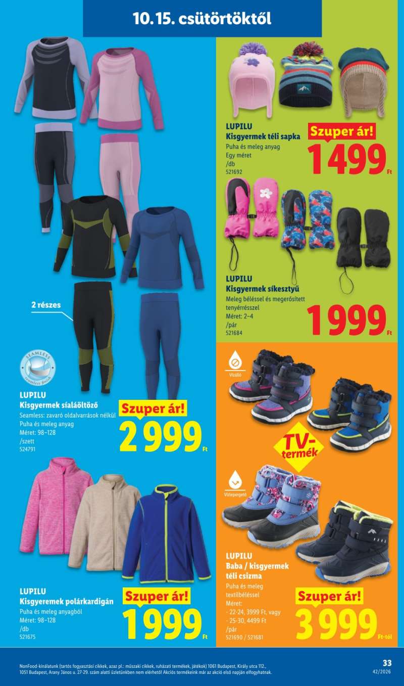 Lidl Akciós Újság 33 oldal