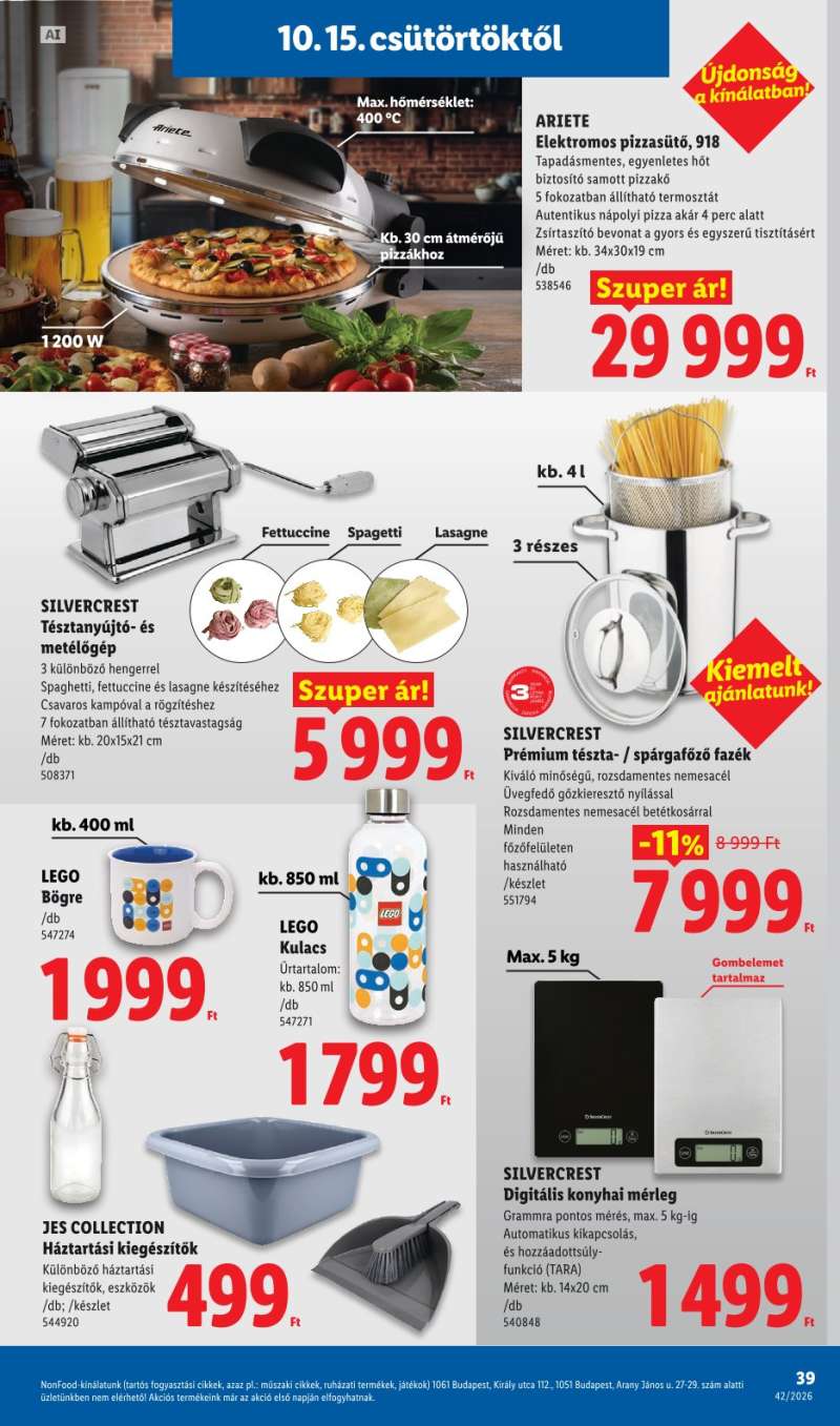 Lidl Akciós Újság 39 oldal