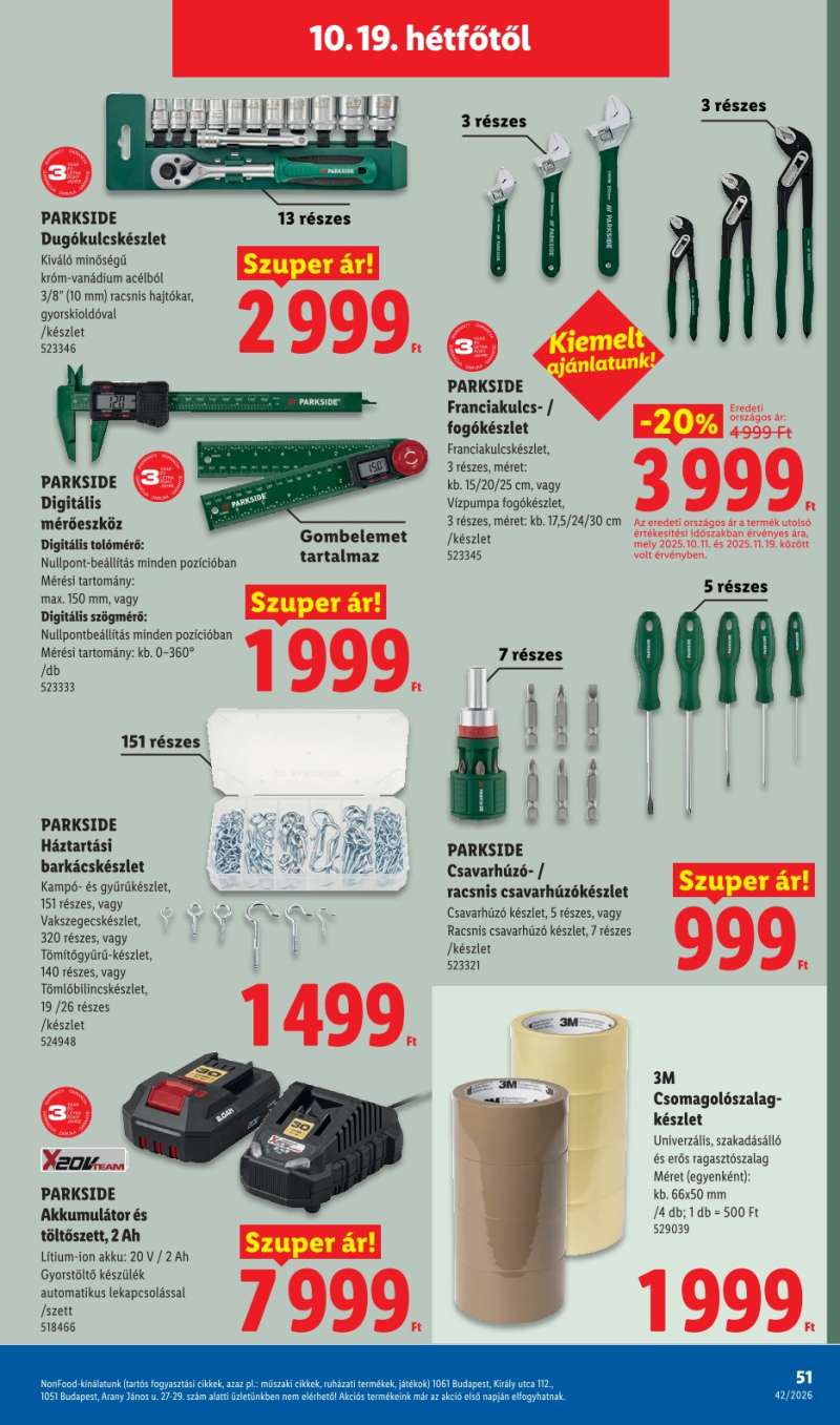 Lidl Akciós Újság 51 oldal