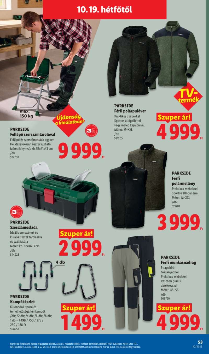 Lidl Akciós Újság 53 oldal