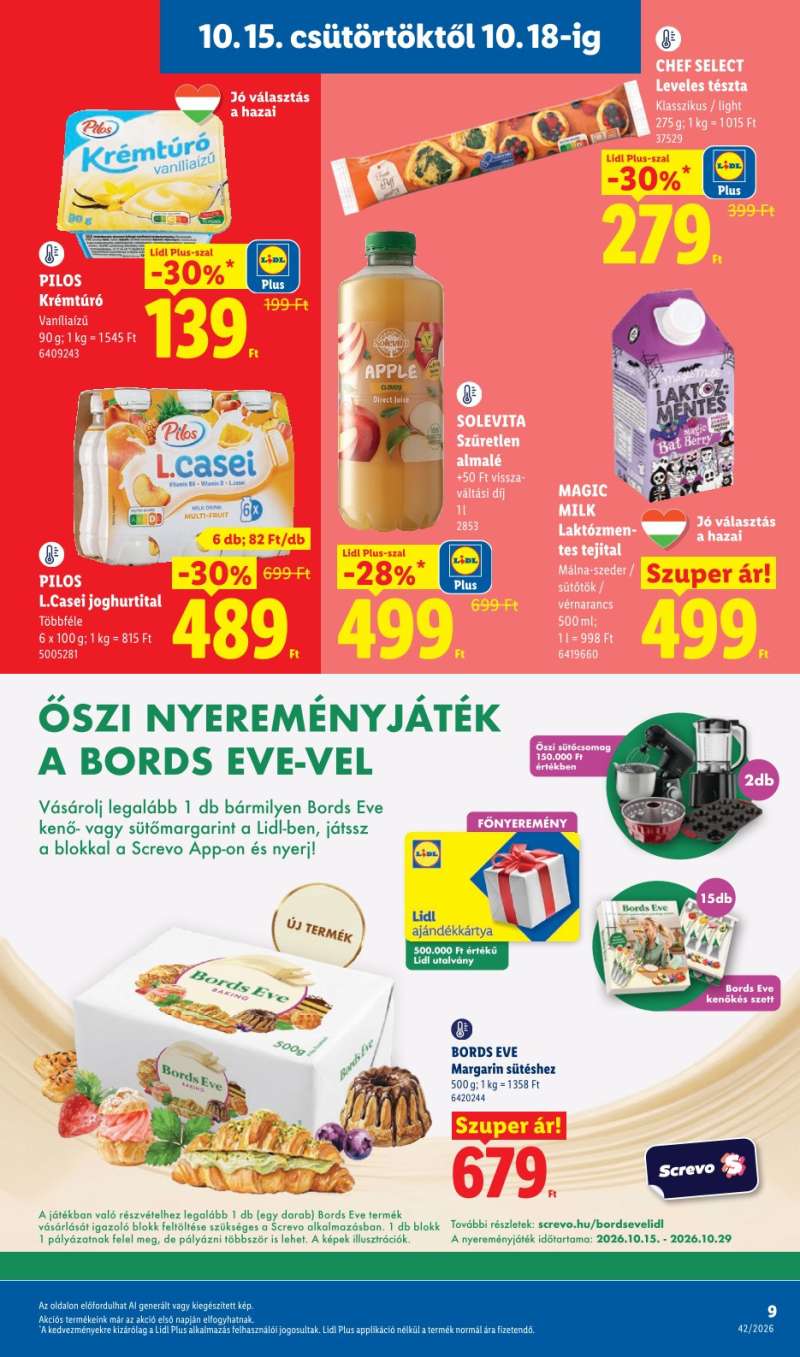 Lidl Akciós Újság 9 oldal