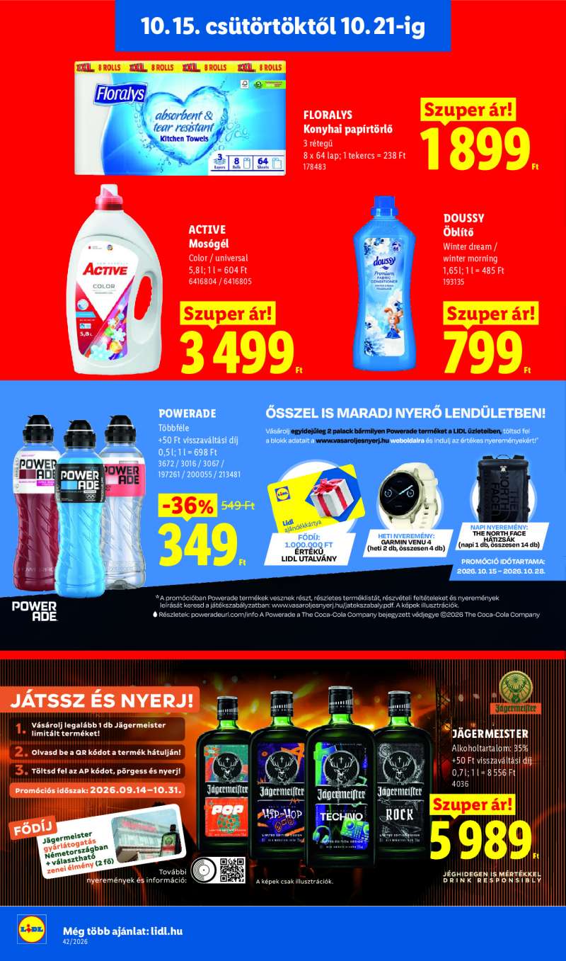Lidl Érvényes 10.15-től 14 oldal