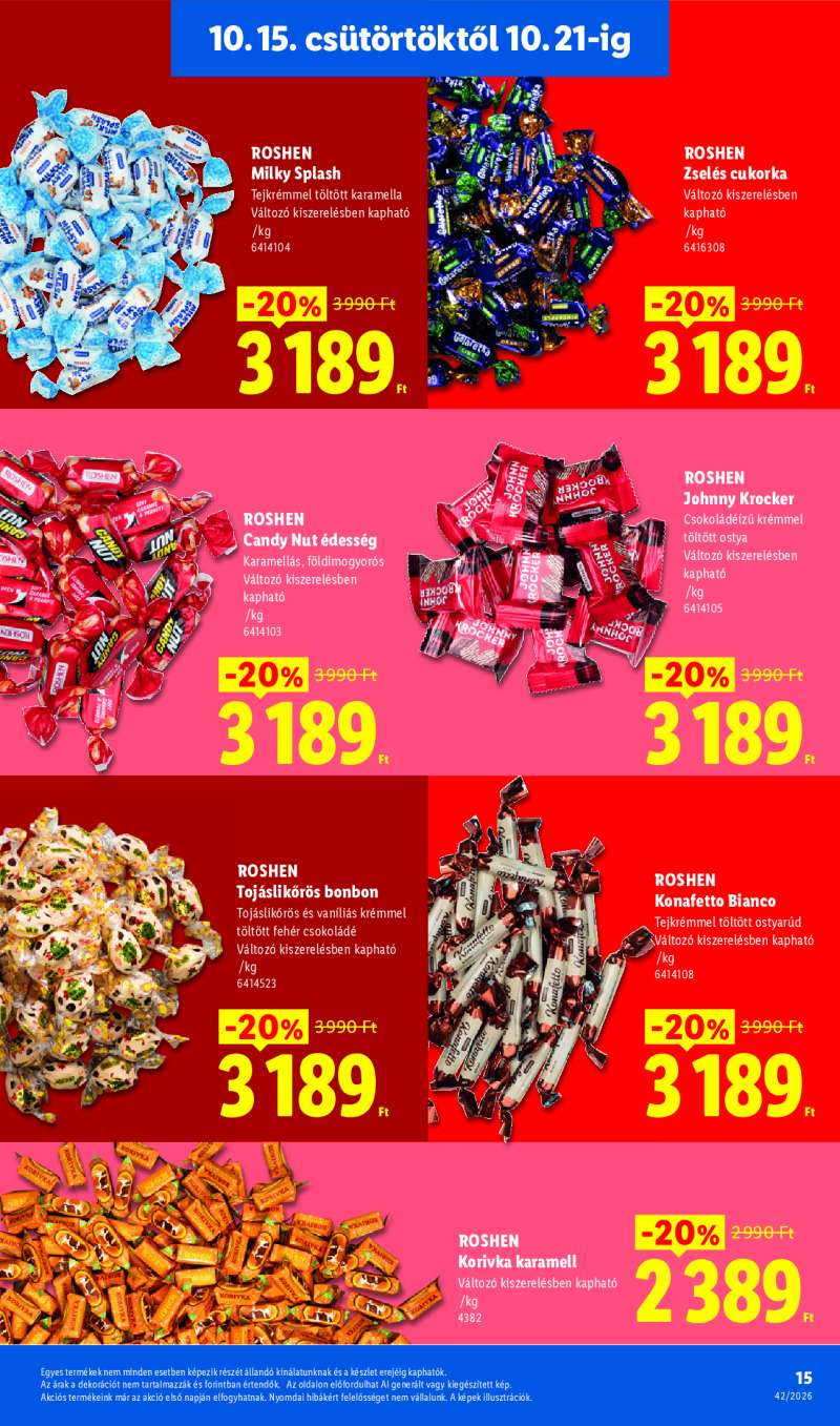 Lidl Érvényes 10.15-től 15 oldal