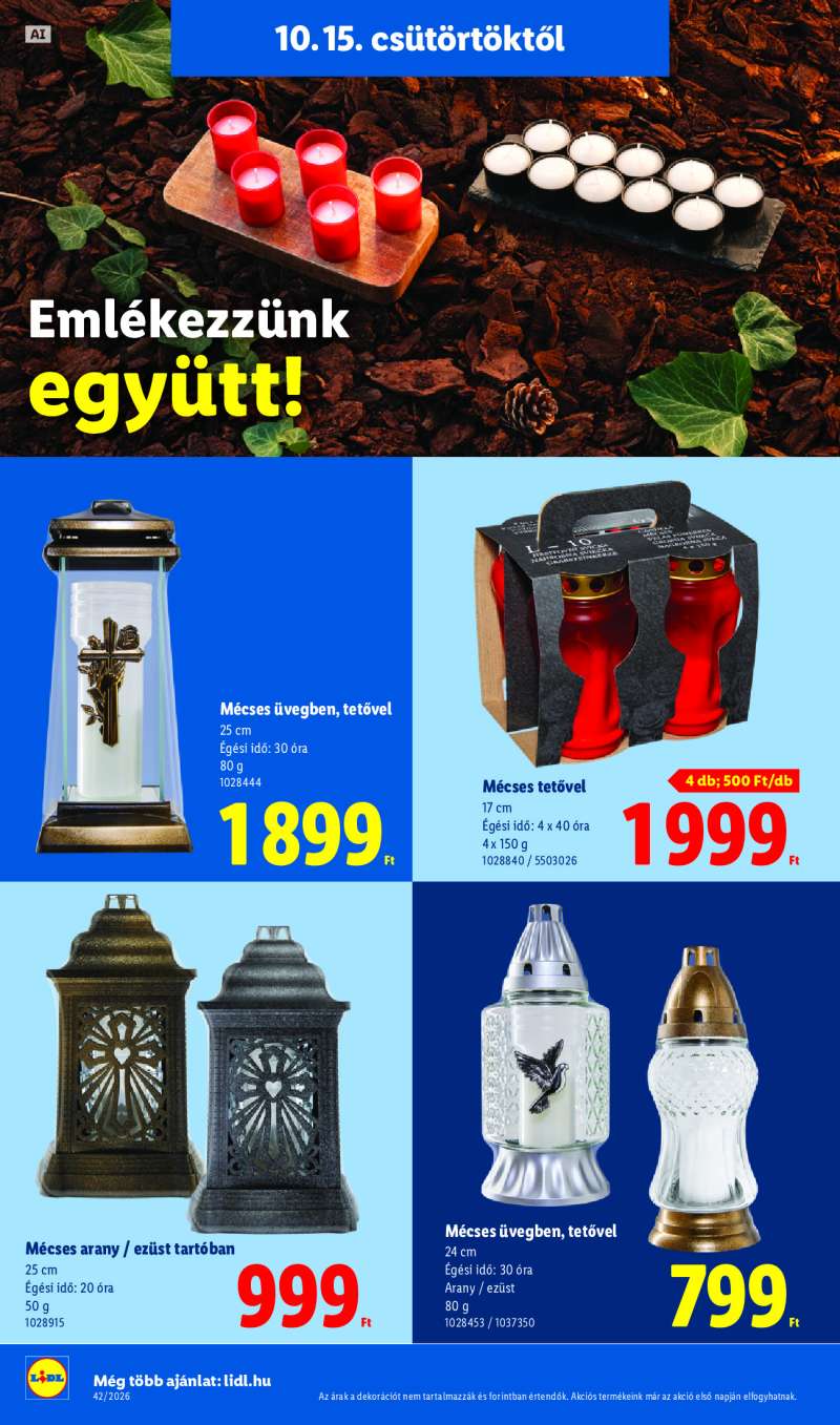 Lidl Érvényes 10.15-től 22 oldal