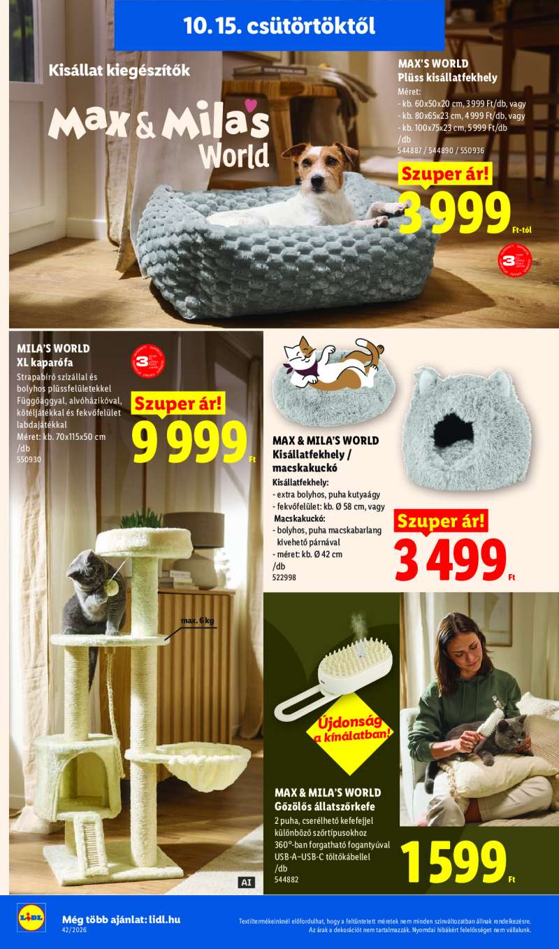 Lidl Érvényes 10.15-től 26 oldal