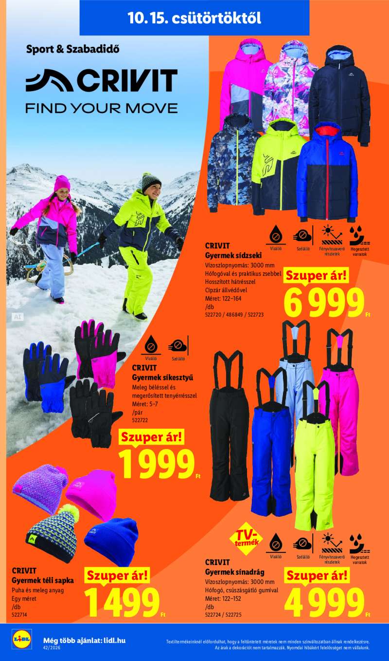 Lidl Érvényes 10.15-től 28 oldal