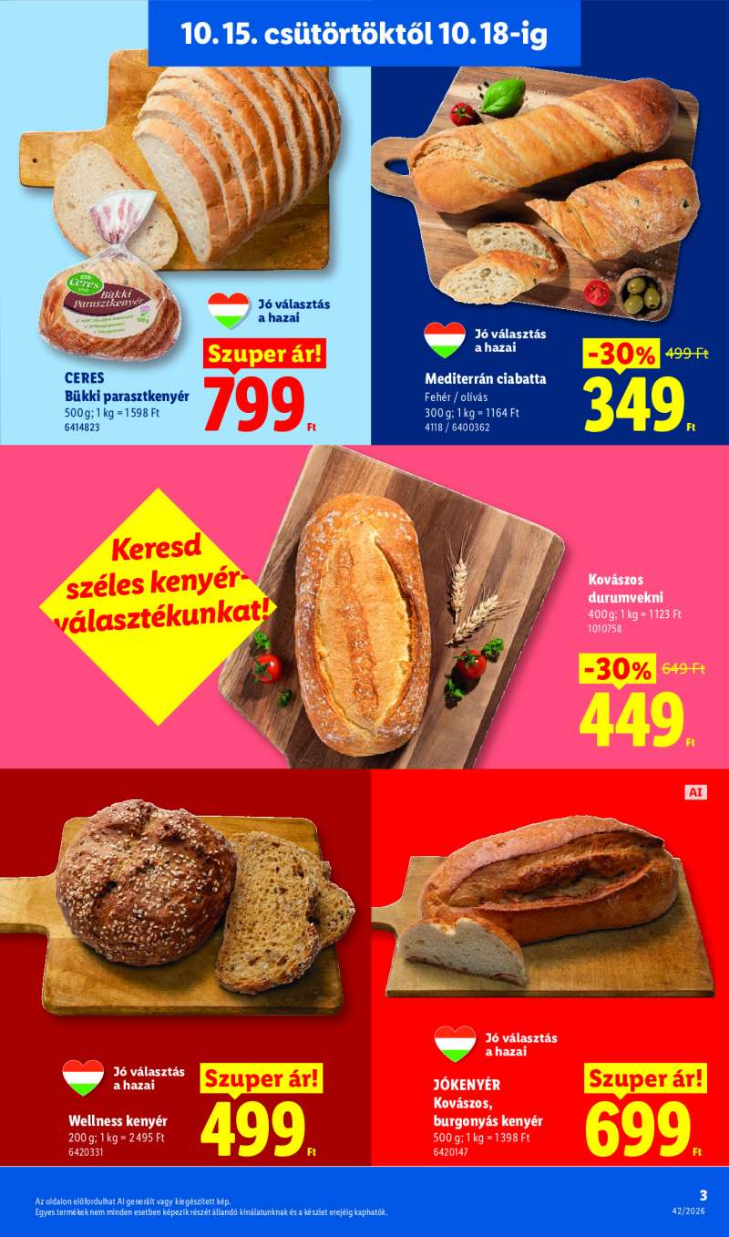 Lidl Érvényes 10.15-től 3 oldal