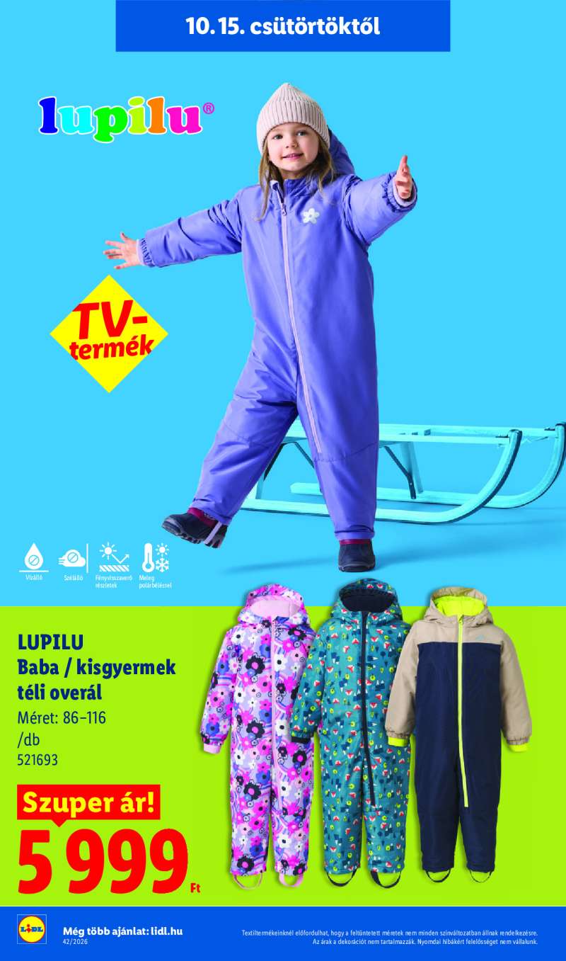 Lidl Érvényes 10.15-től 30 oldal