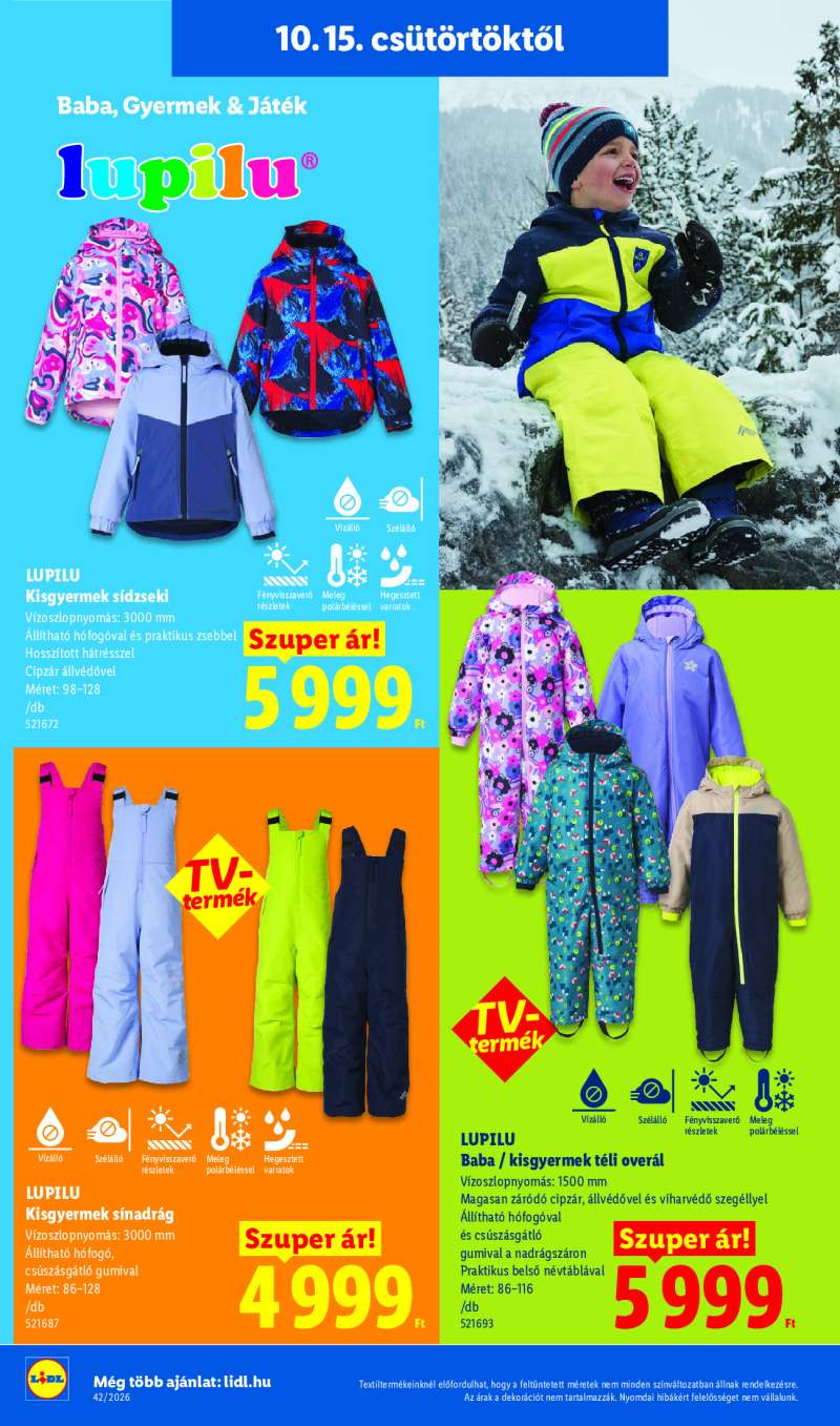 Lidl Érvényes 10.15-től 32 oldal