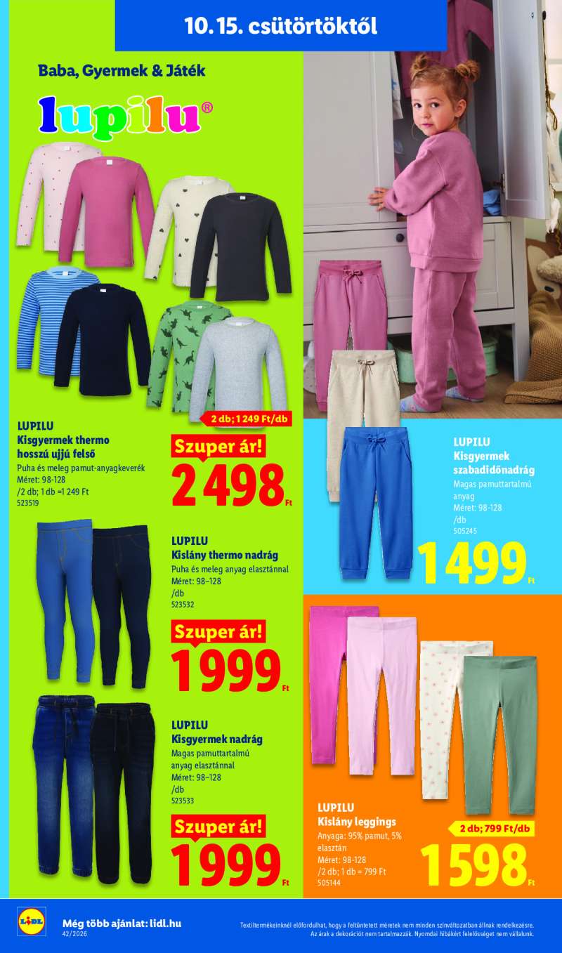 Lidl Érvényes 10.15-től 34 oldal