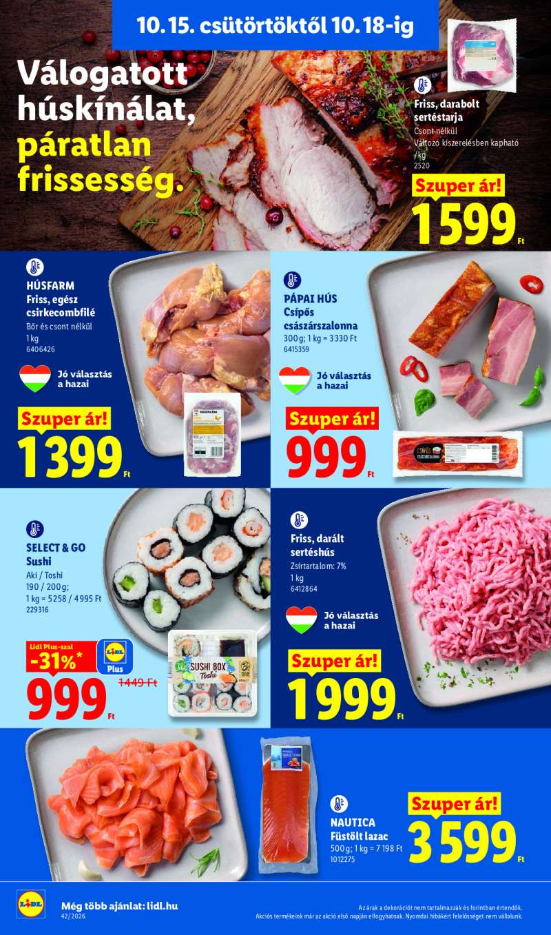 Lidl Érvényes 10.15-től 4 oldal