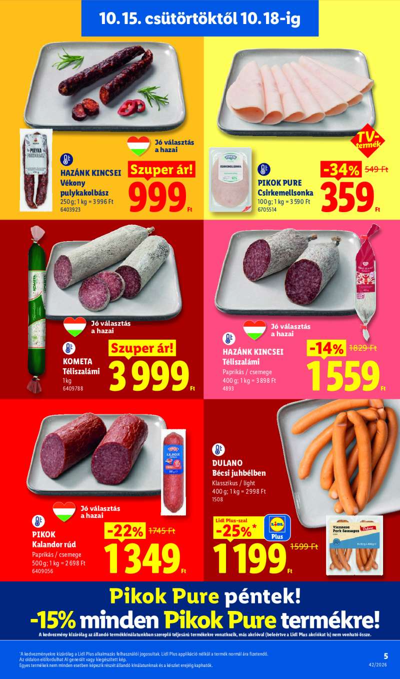 Lidl Érvényes 10.15-től 5 oldal
