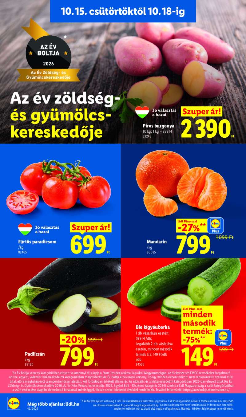 Lidl Érvényes 10.15-től 6 oldal
