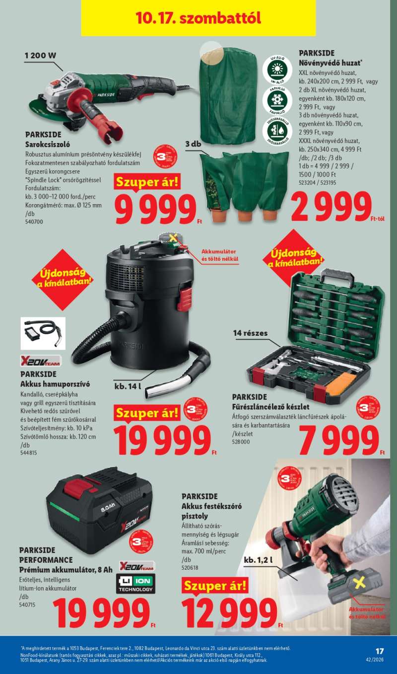 Lidl NonFood Akciós Újság 17 oldal