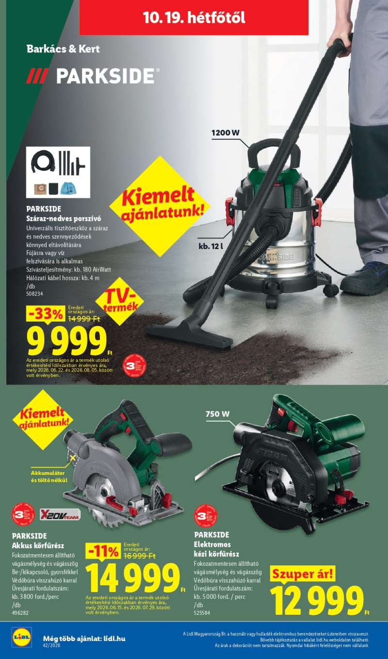Lidl NonFood Akciós Újság 20 oldal