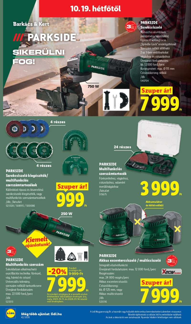 Lidl NonFood Akciós Újság 22 oldal