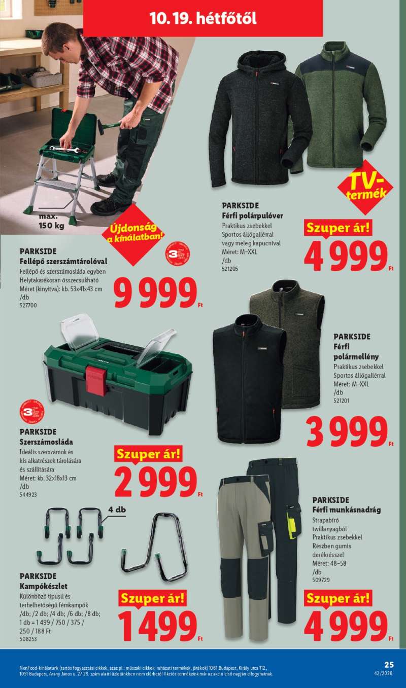 Lidl NonFood Akciós Újság 25 oldal