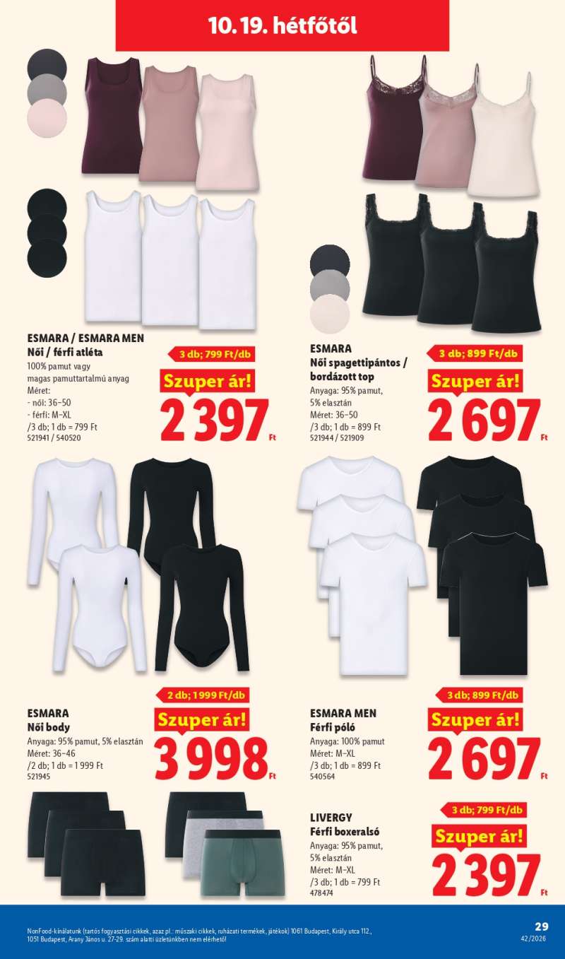 Lidl NonFood Akciós Újság 29 oldal