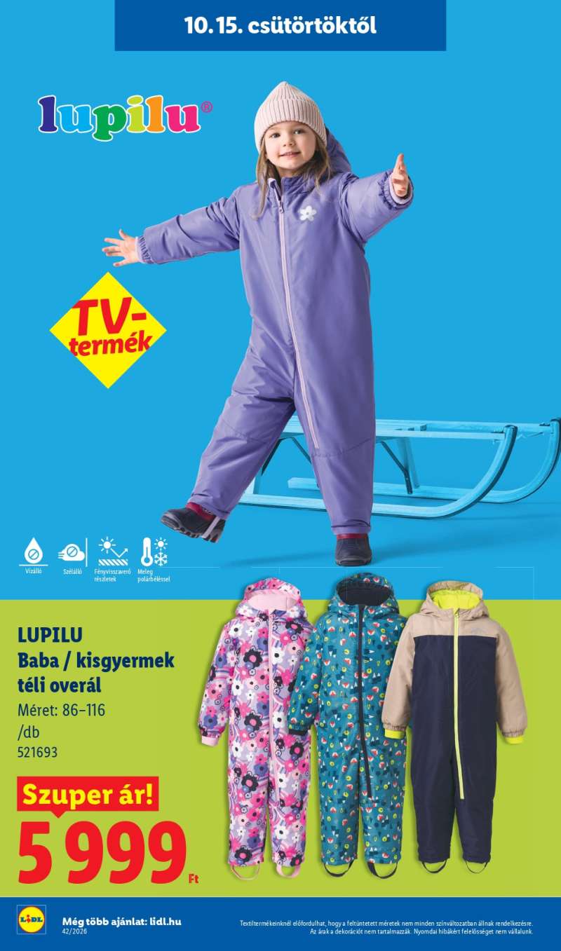 Lidl NonFood Akciós Újság 6 oldal