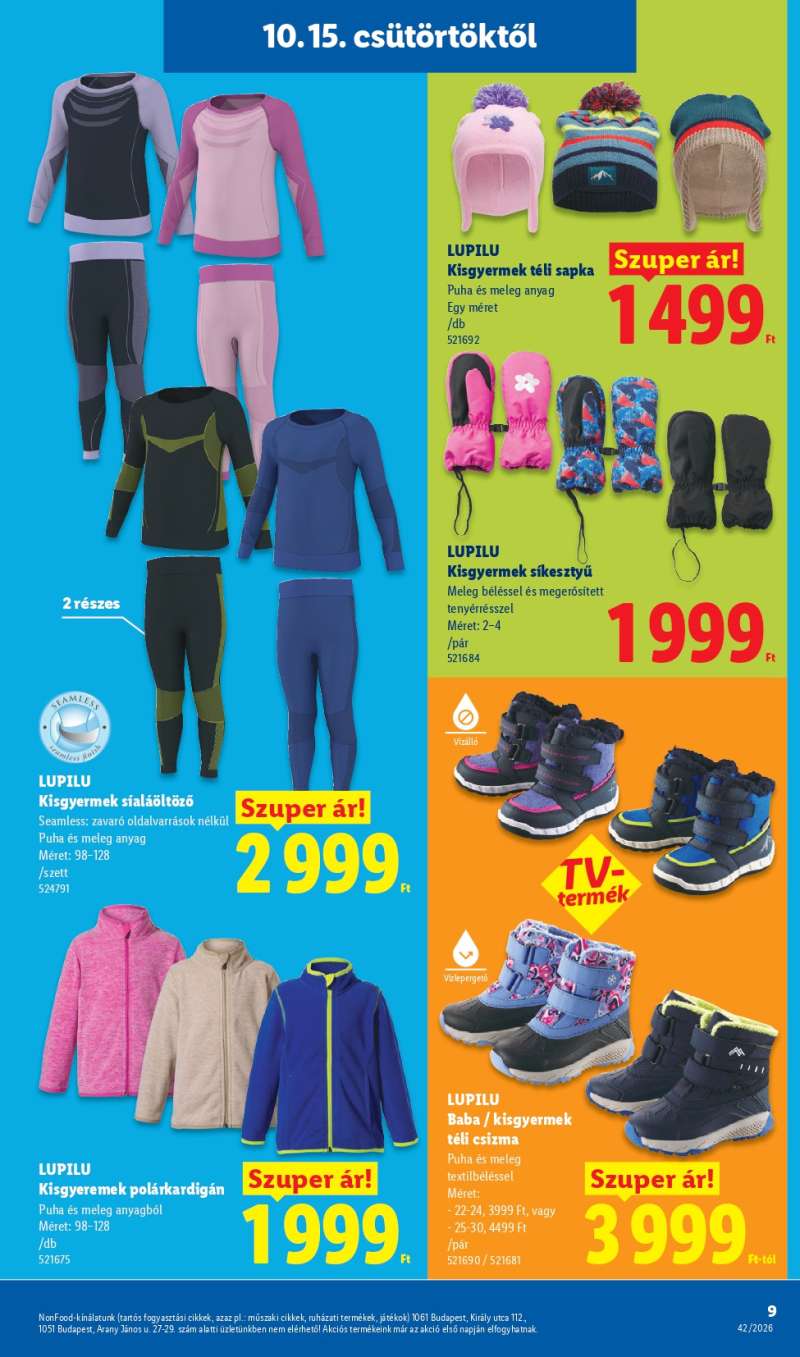Lidl NonFood Akciós Újság 9 oldal