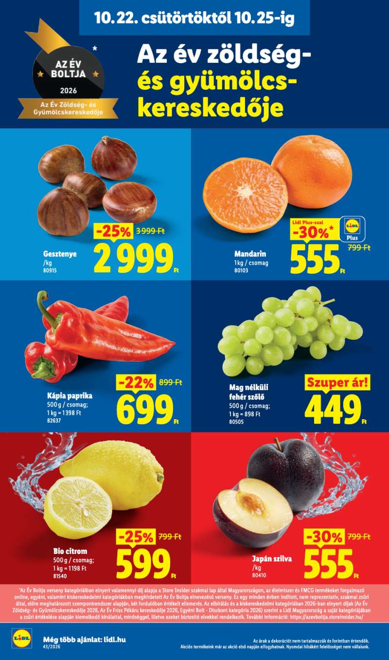 Lidl Akciós Újság 10 oldal