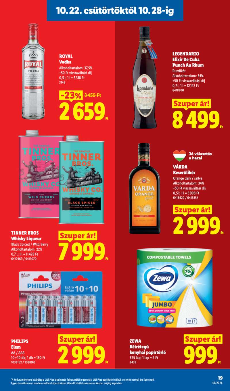 Lidl Akciós Újság 19 oldal