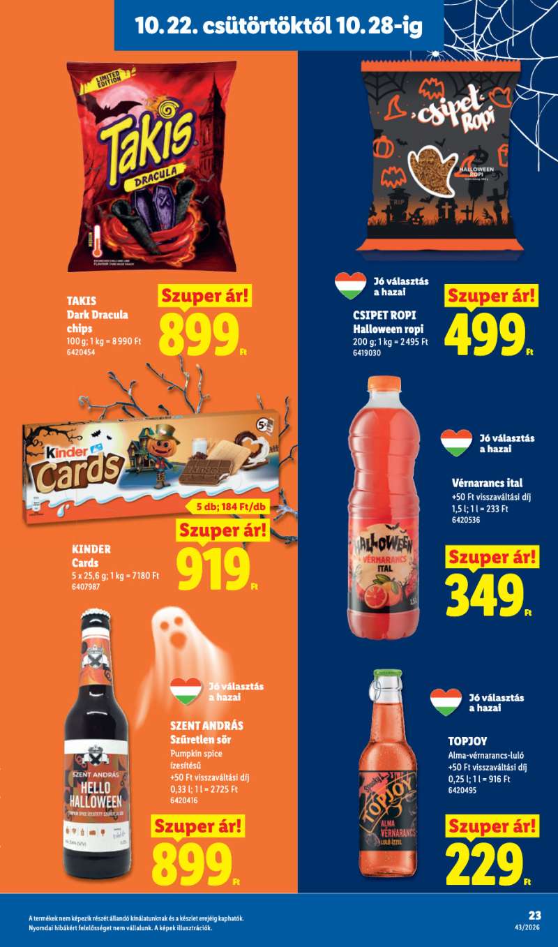 Lidl Akciós Újság 23 oldal
