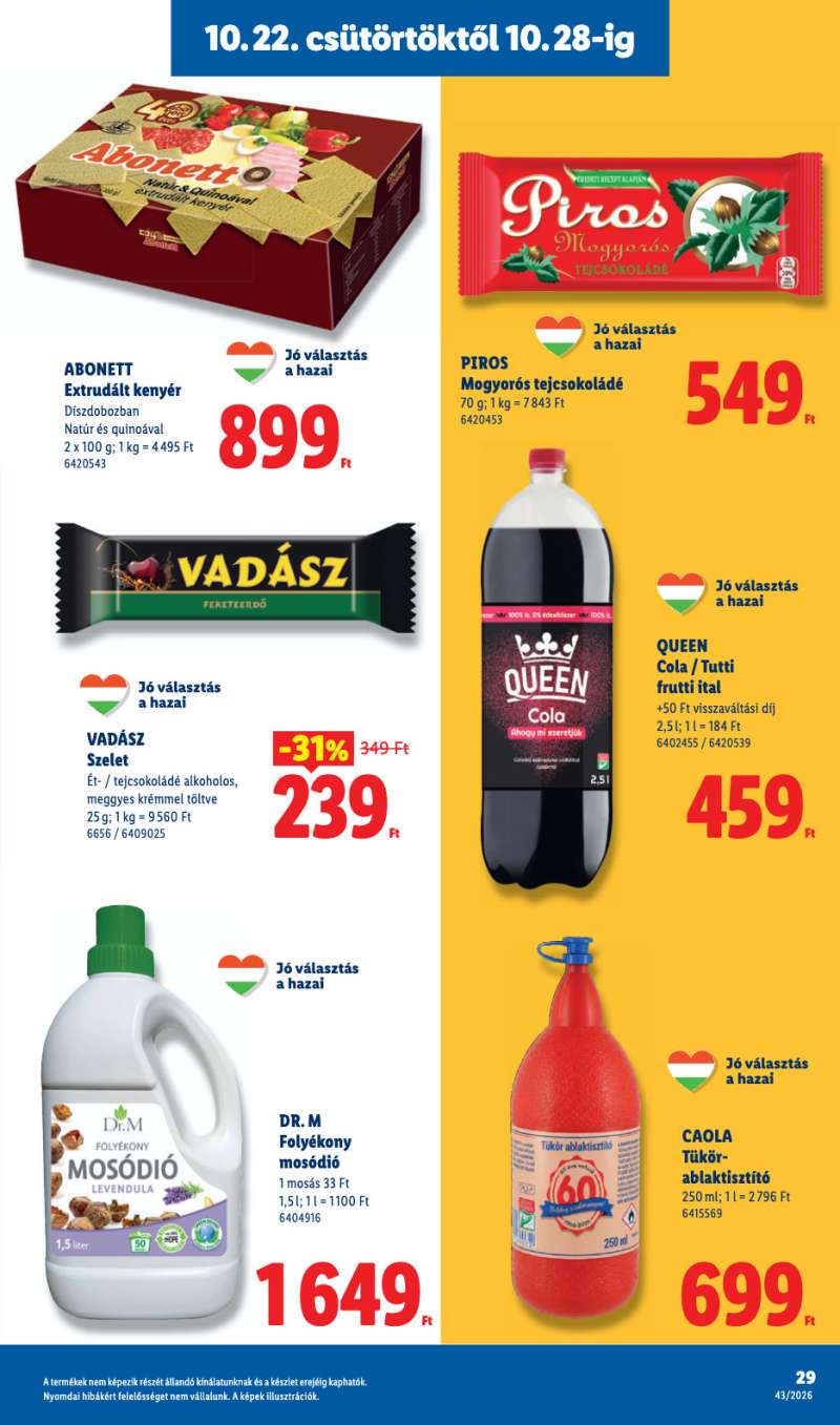 Lidl Akciós Újság 29 oldal
