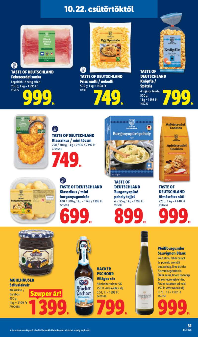 Lidl Akciós Újság 31 oldal