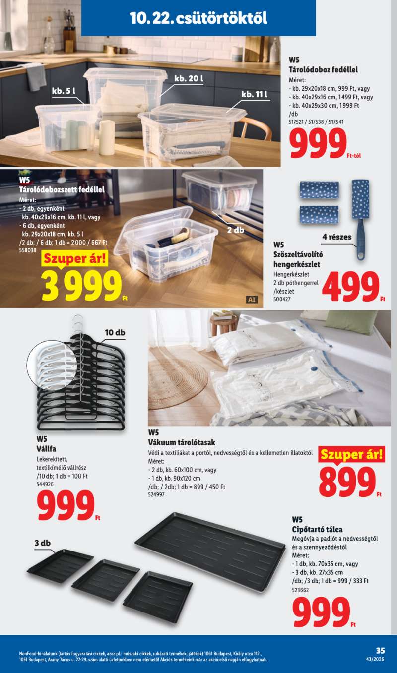 Lidl Akciós Újság 35 oldal