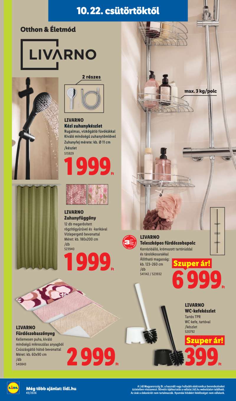 Lidl Akciós Újság 38 oldal