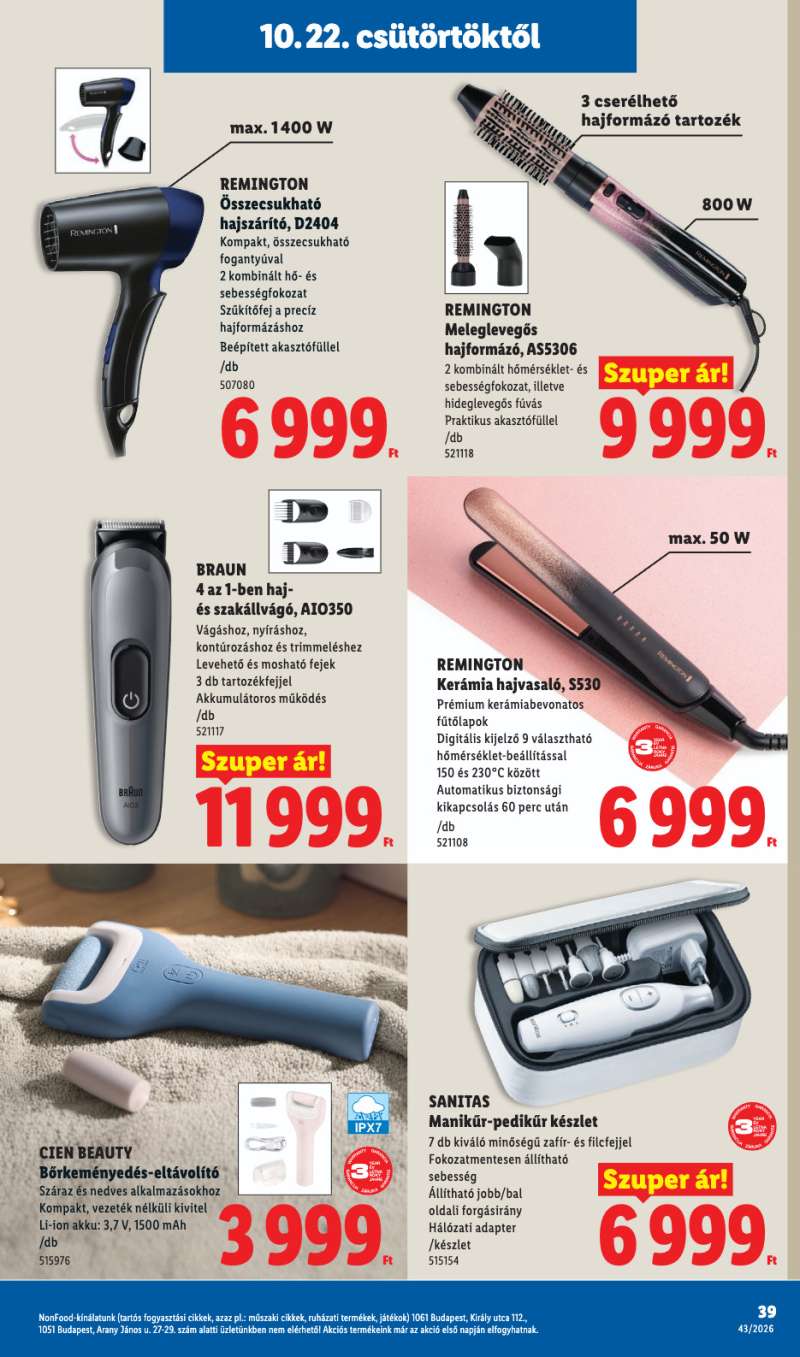Lidl Akciós Újság 39 oldal