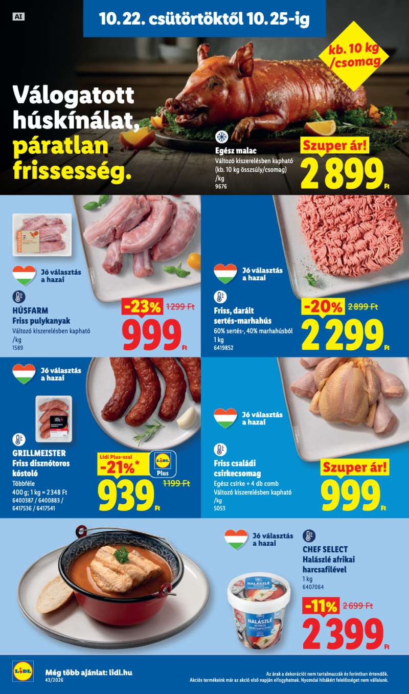 Lidl Akciós Újság 4 oldal
