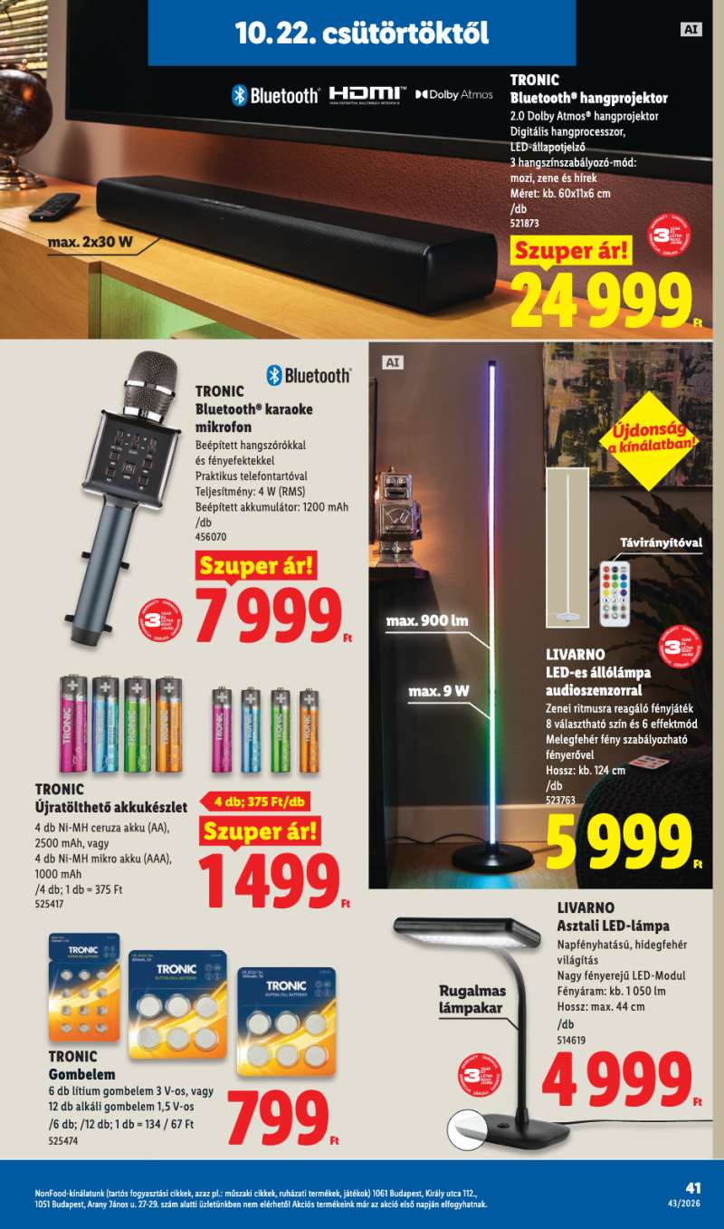 Lidl Akciós Újság 41 oldal