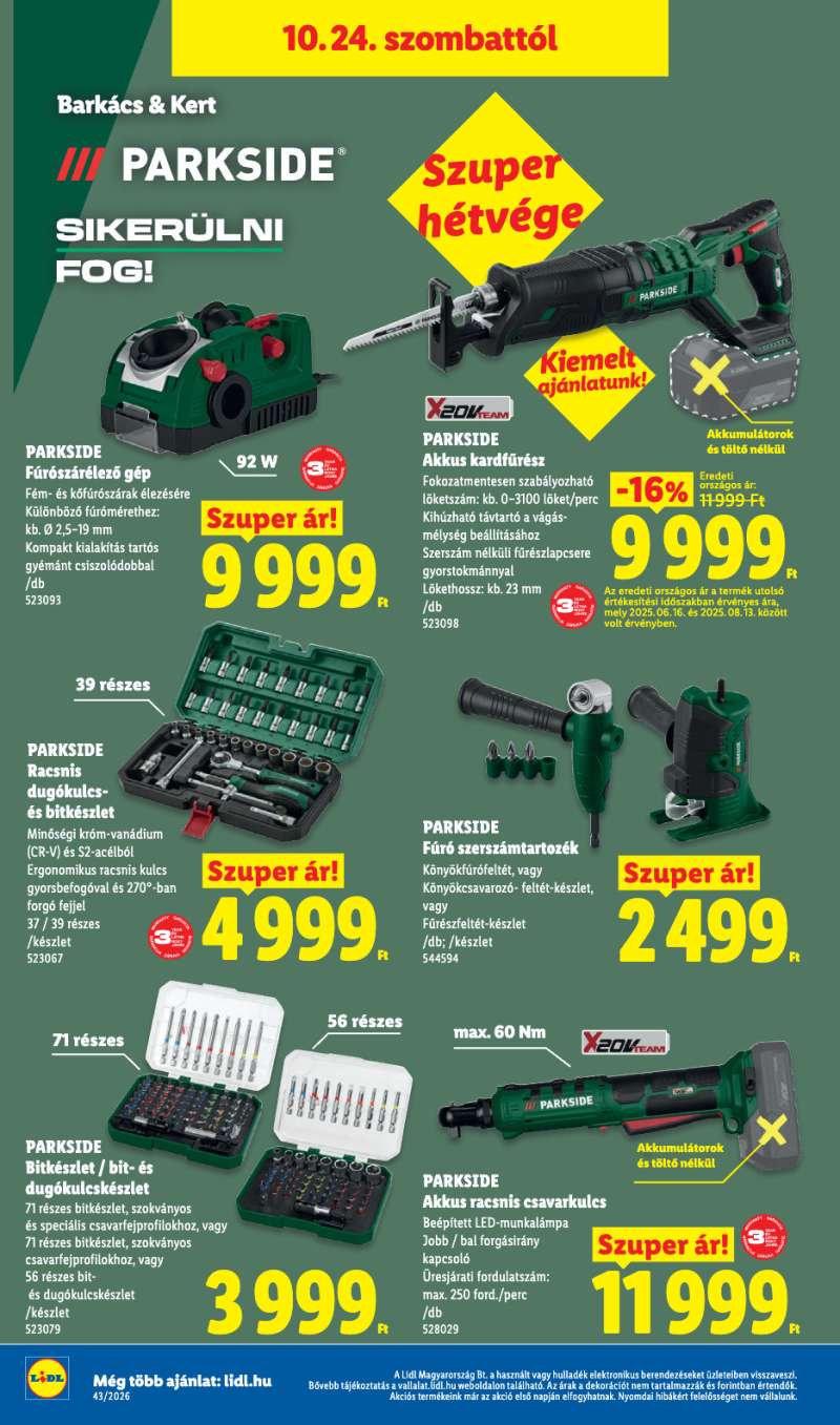 Lidl Akciós Újság 46 oldal