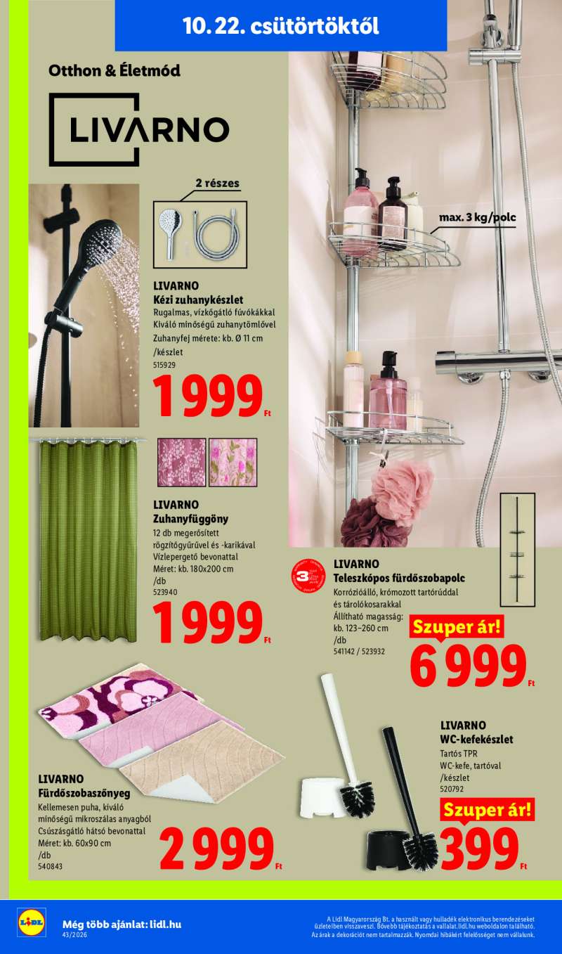 Lidl Érvényes 10.22-től 10 oldal